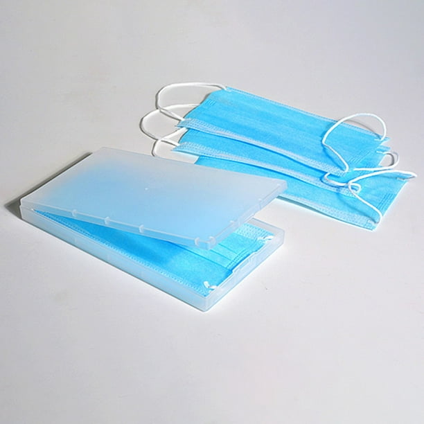 Face Mask Organizer Storage Case Face Shield Holder Portable Box Travel